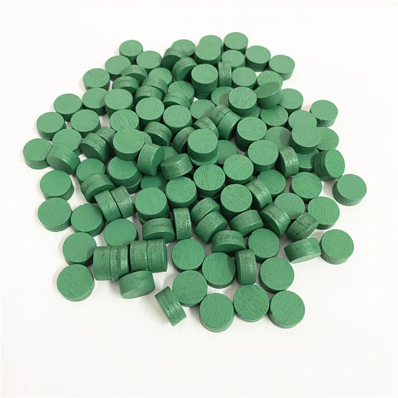 100Pcs With Bag Wooden Game Pieces