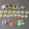 18-45mm Clear Plastic Containers For Tokens