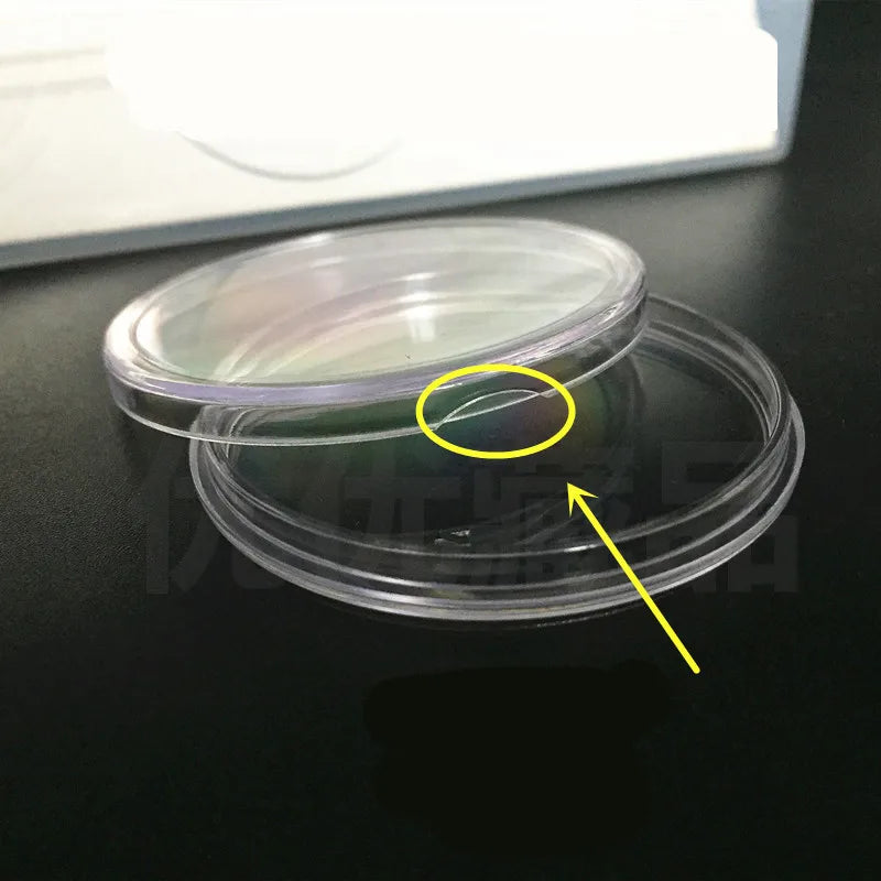 18-45mm Clear Plastic Containers For Tokens