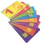 20Pcs PVC Plastic Cards With Values