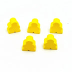 10Pc Big Wooden Peeple Pieces For Games