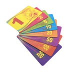 20Pcs PVC Plastic Cards With Values
