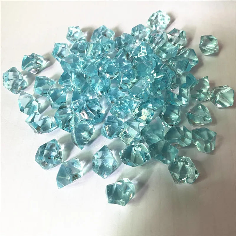 50PCS Acrylic Transparent Irregular Stone Game Pieces