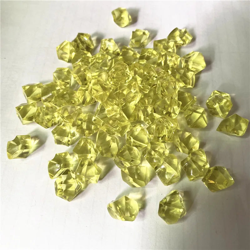 50PCS Acrylic Transparent Irregular Stone Game Pieces