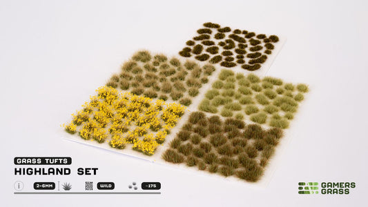 Gamers Grass - Grass Tuft Set - Highland - Out of Play