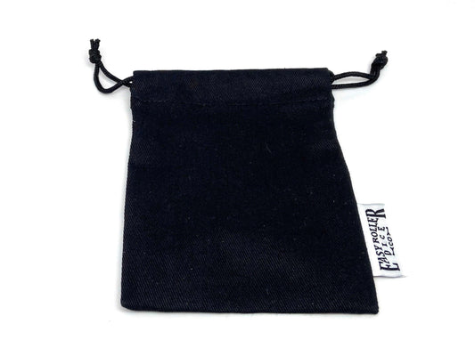 Small Cotton Twill Dice Bag - Plain Design Easy Roller Dice Company