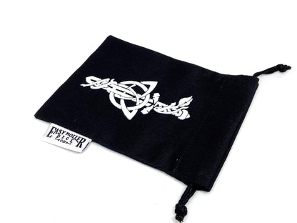 Small Cotton Twill Dice Bag - Dagger Design Easy Roller Dice Company