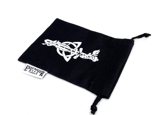 Small Cotton Twill Dice Bag - Dagger Design Easy Roller Dice Company