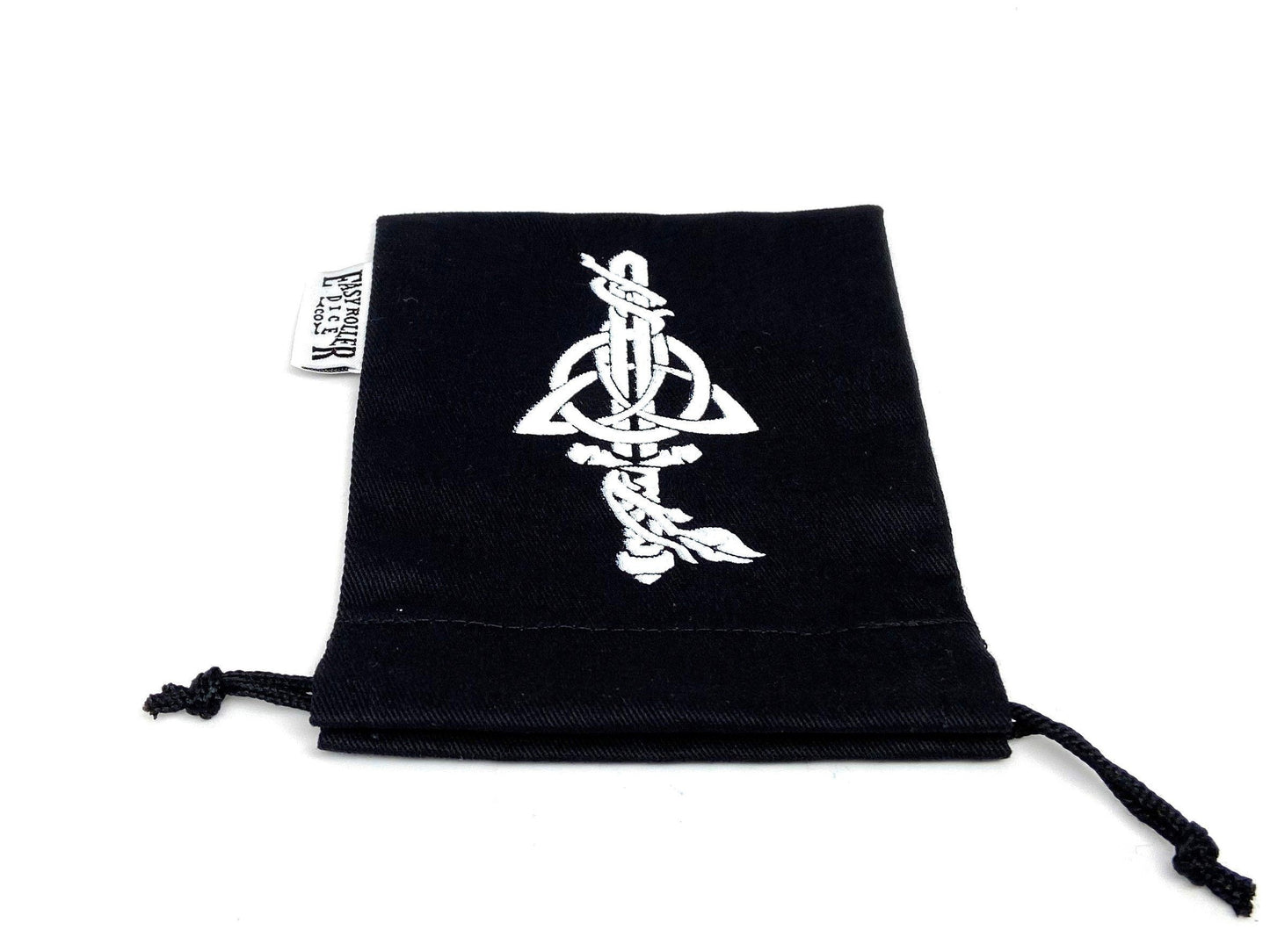 Small Cotton Twill Dice Bag - Dagger Design Easy Roller Dice Company