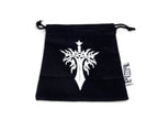 Small Cotton Twill Dice Bag - Sword Design - Out of Play