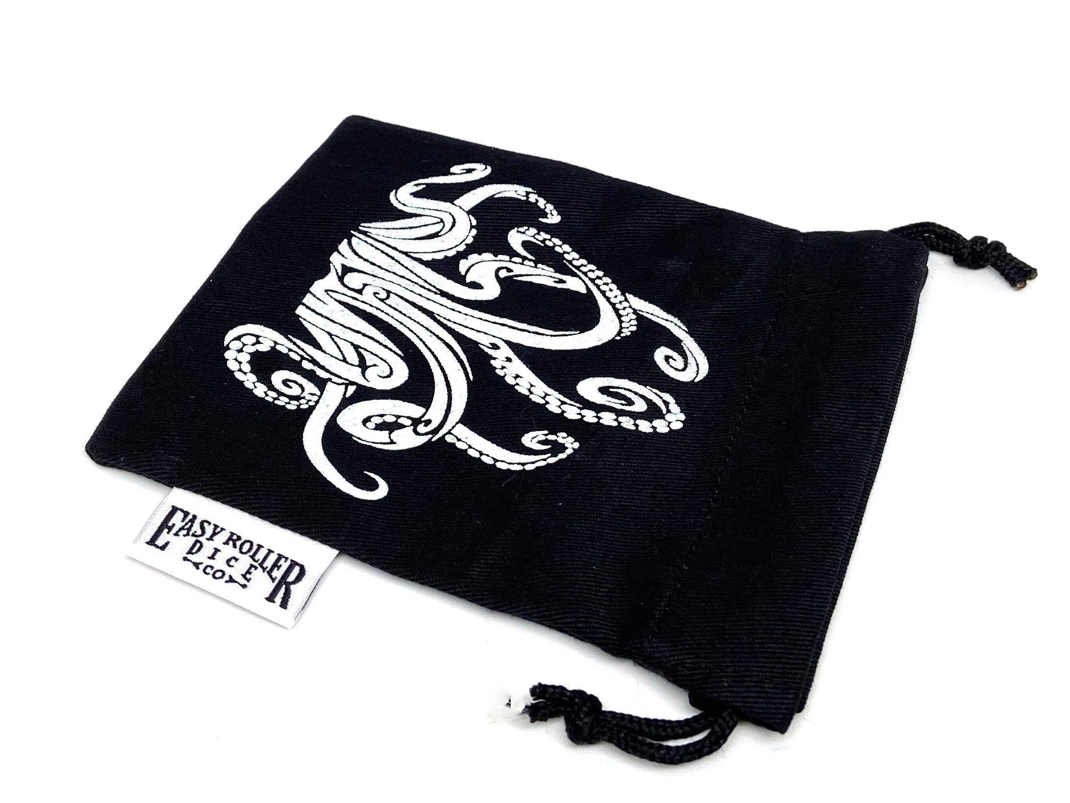 Small Cotton Twill Dice Bag - Tentacles Design - Out of Play