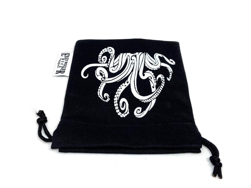 Small Cotton Twill Dice Bag - Tentacles Design - Out of Play