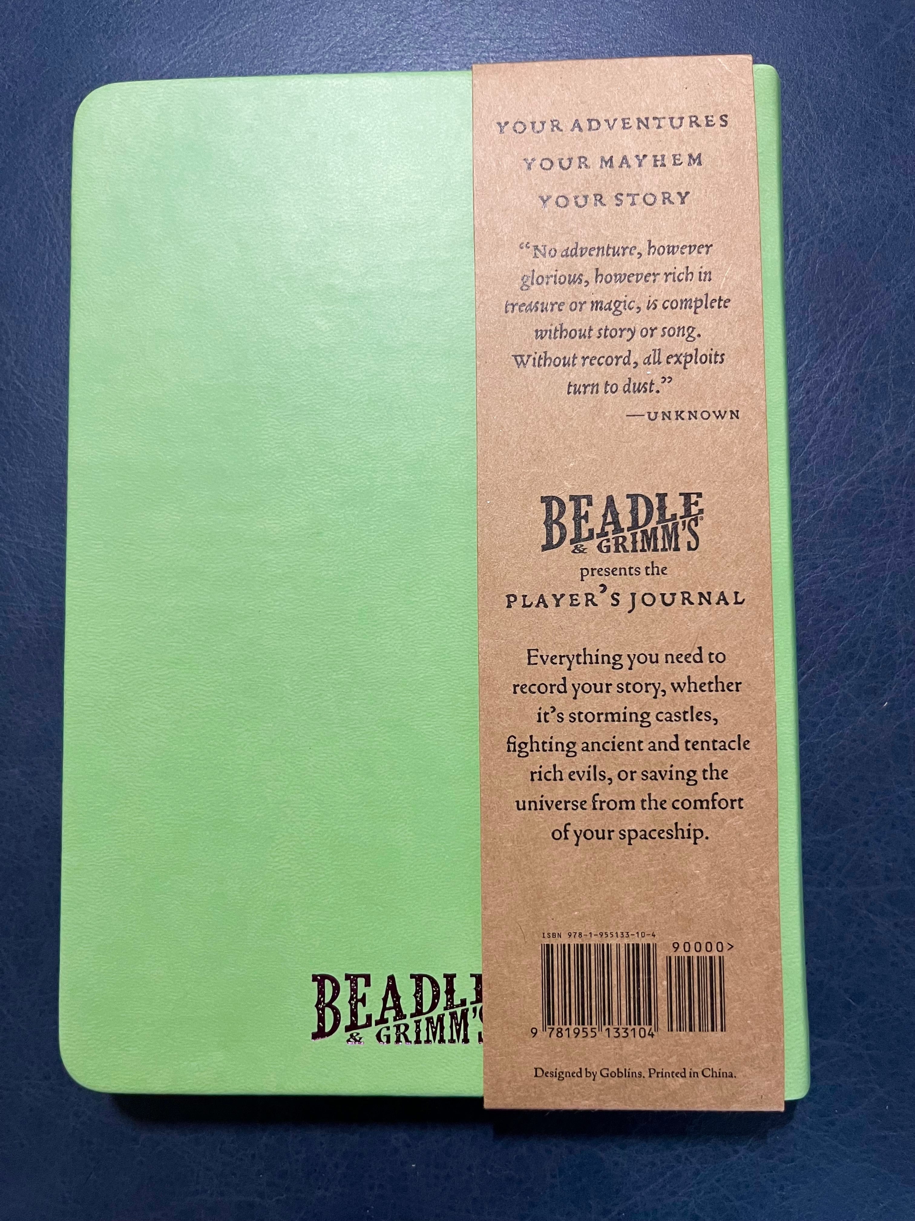 Player's Journal - Out of Play