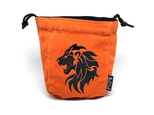 Lion Reversible Microfiber Self-Standing Large Dice Bag Easy Roller Dice Company