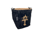 LIMITED EDITION: Black & Tan Cleric Reversible Microfiber Self-Standing Large Dice Bag - Out of Play