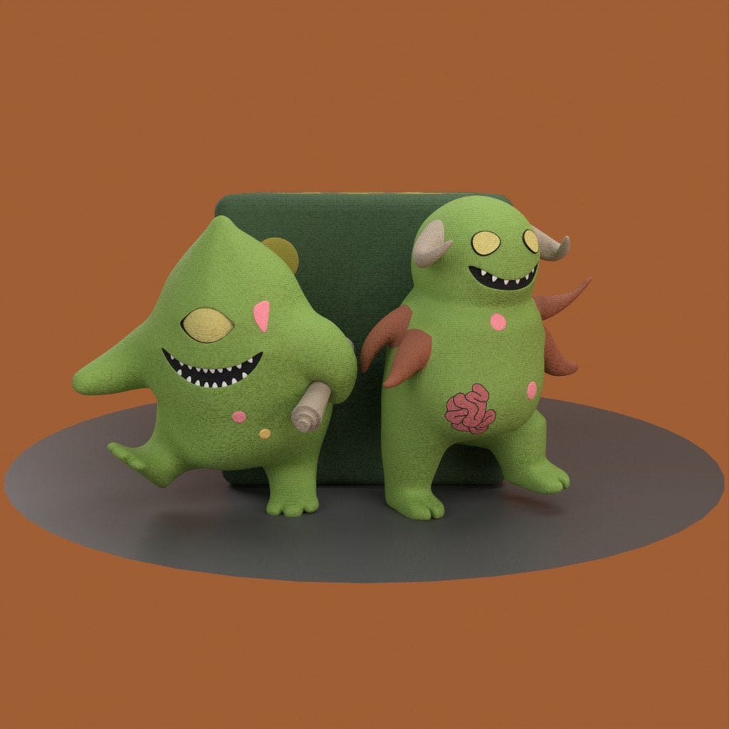 Diseased Plushie Dice Bag - Out of Play