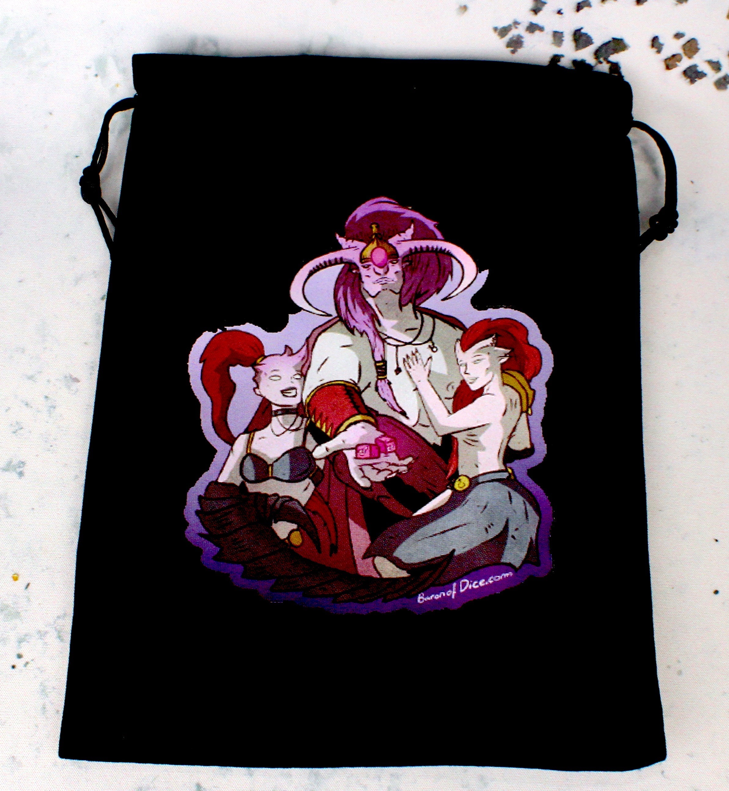 Premium Black Dice Bags - Out of Play