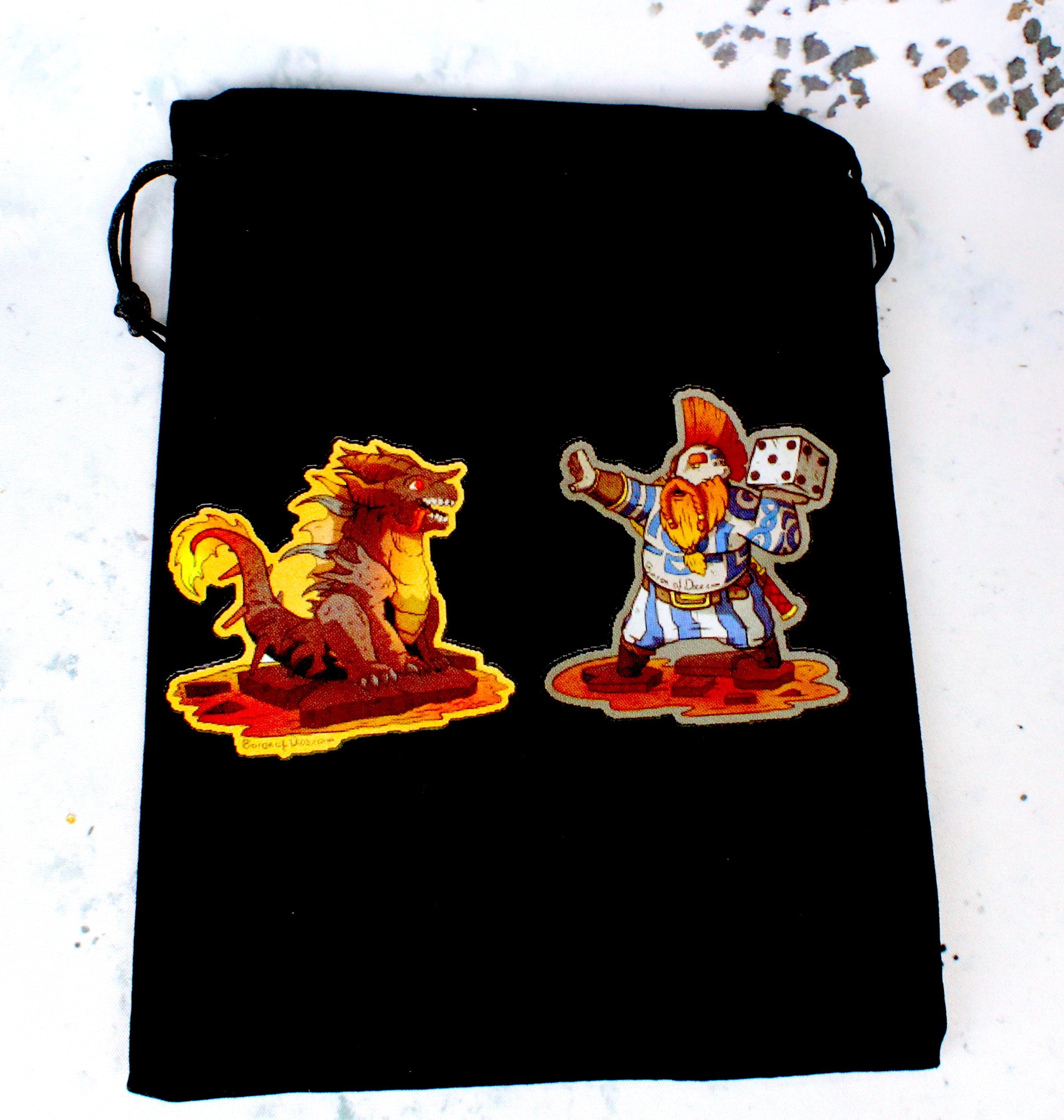 Premium Black Dice Bags - Out of Play