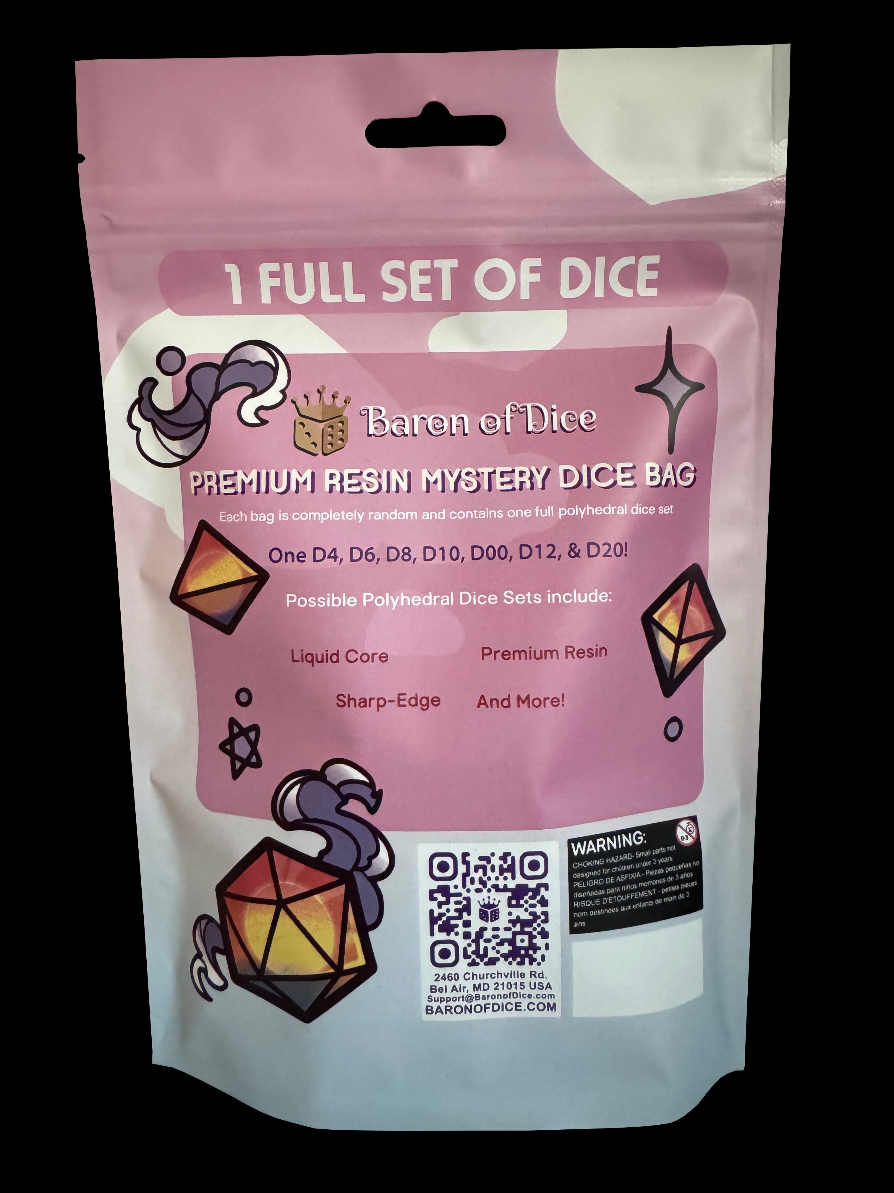 DnD Mystery Dice Set (7 Pcs) - Chic & Shabby