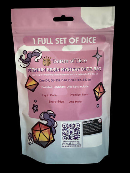 DnD Mystery Dice Set (7 Pcs) - Chic & Shabby