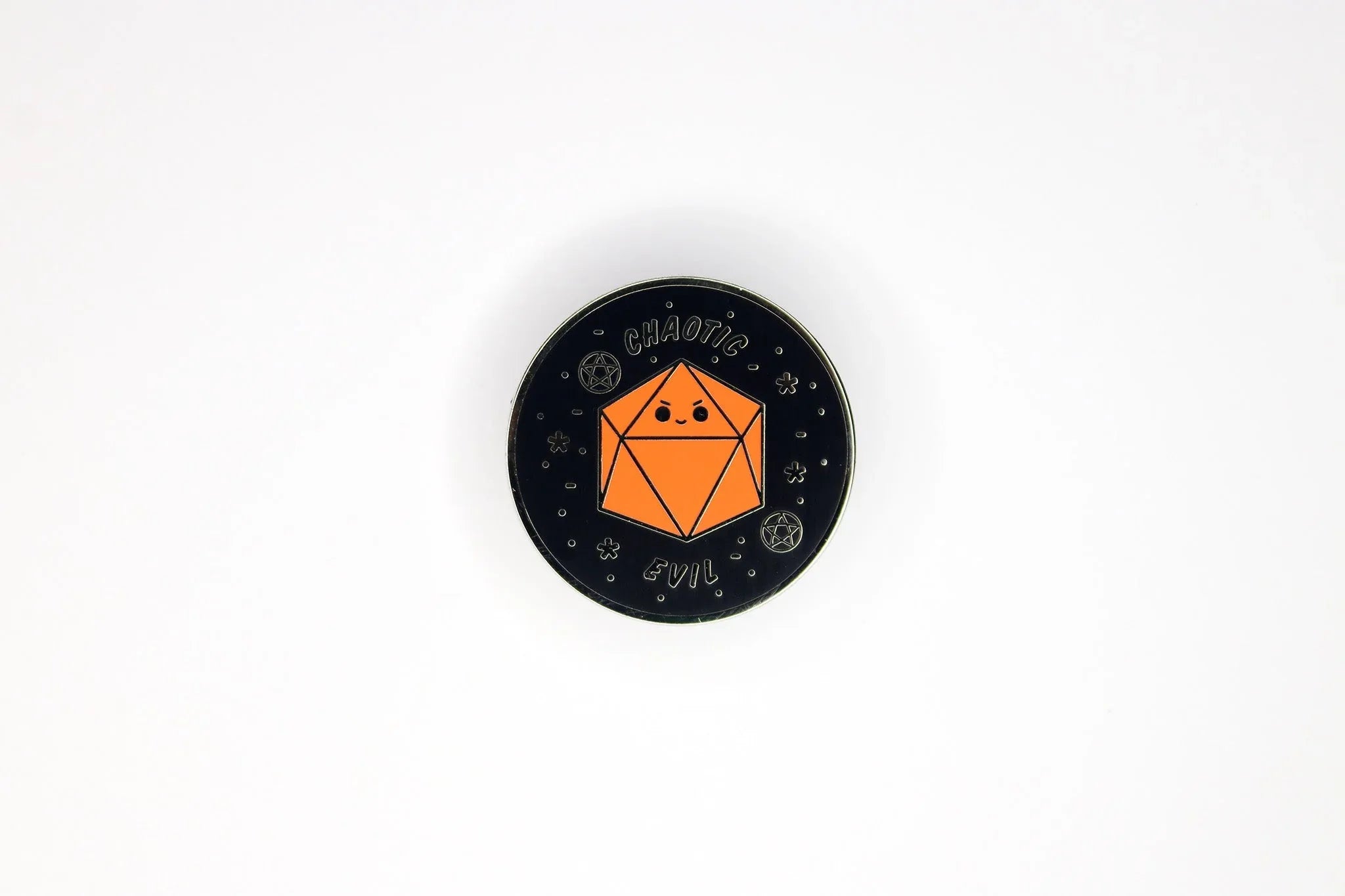 Chaotic Evil Alignment Hard Enamel Pin - Out of Play