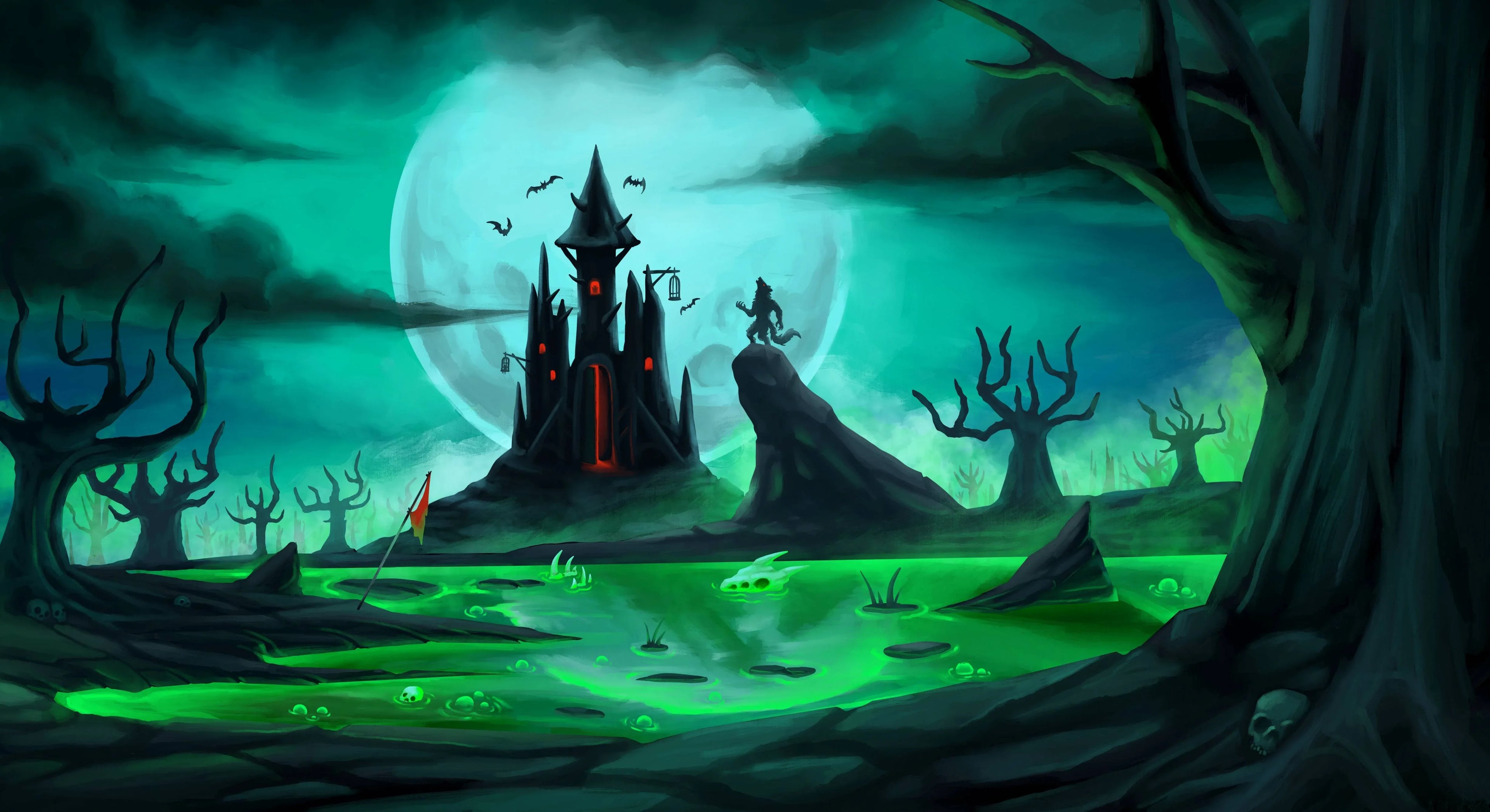 Premium Oversized Playmat - Graveyard - Out of Play