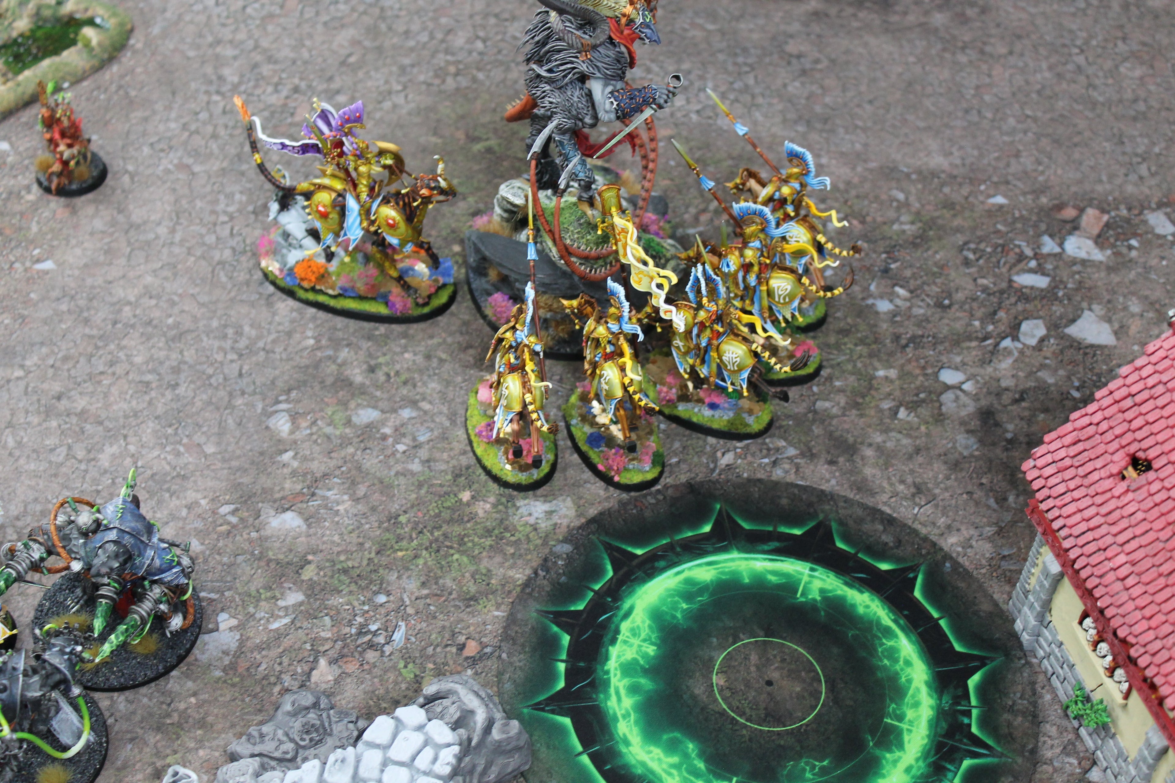 Double Sided Neoprene 7.57" Objective Markers - Green and Flaming Portal
