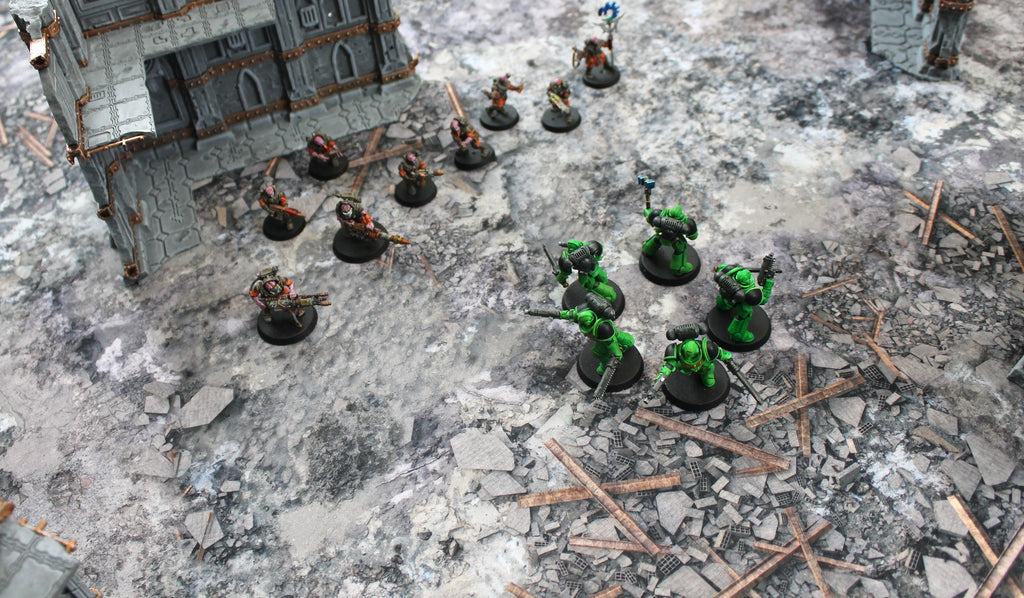 Shattered City - Neoprene Battle Mat with Bag