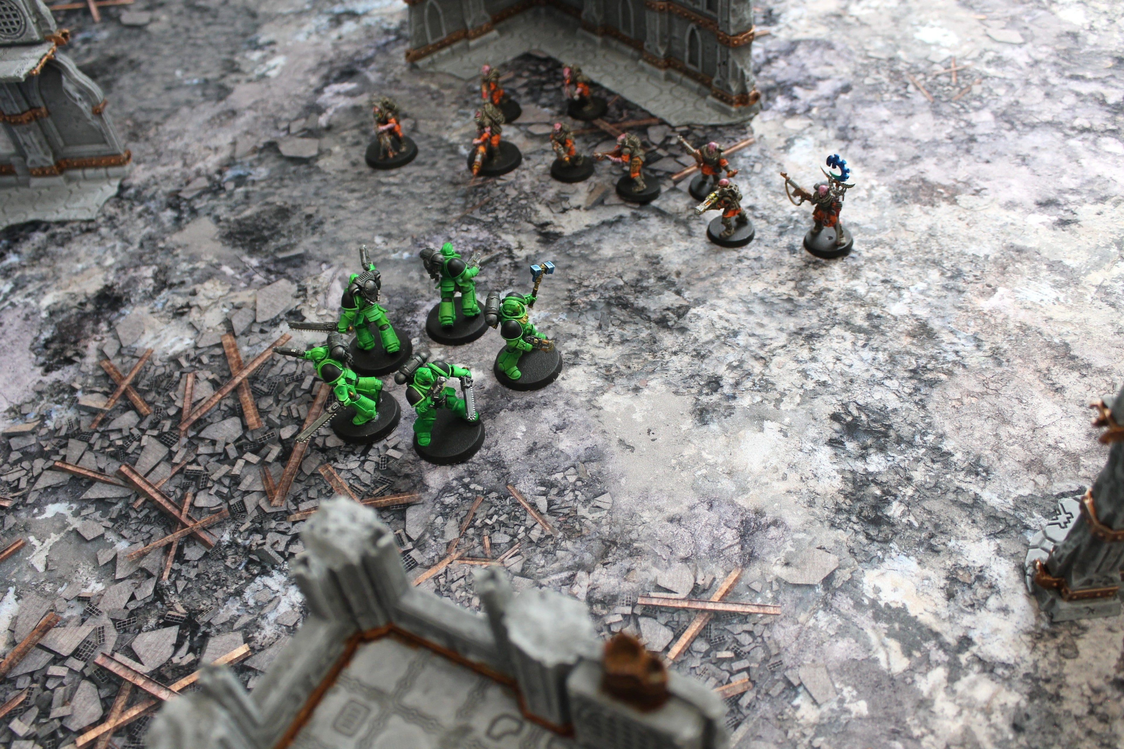 Shattered City - Neoprene Battle Mat with Bag