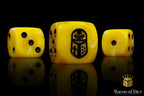 Imperial Helm Dice - Yellow - Out of Play