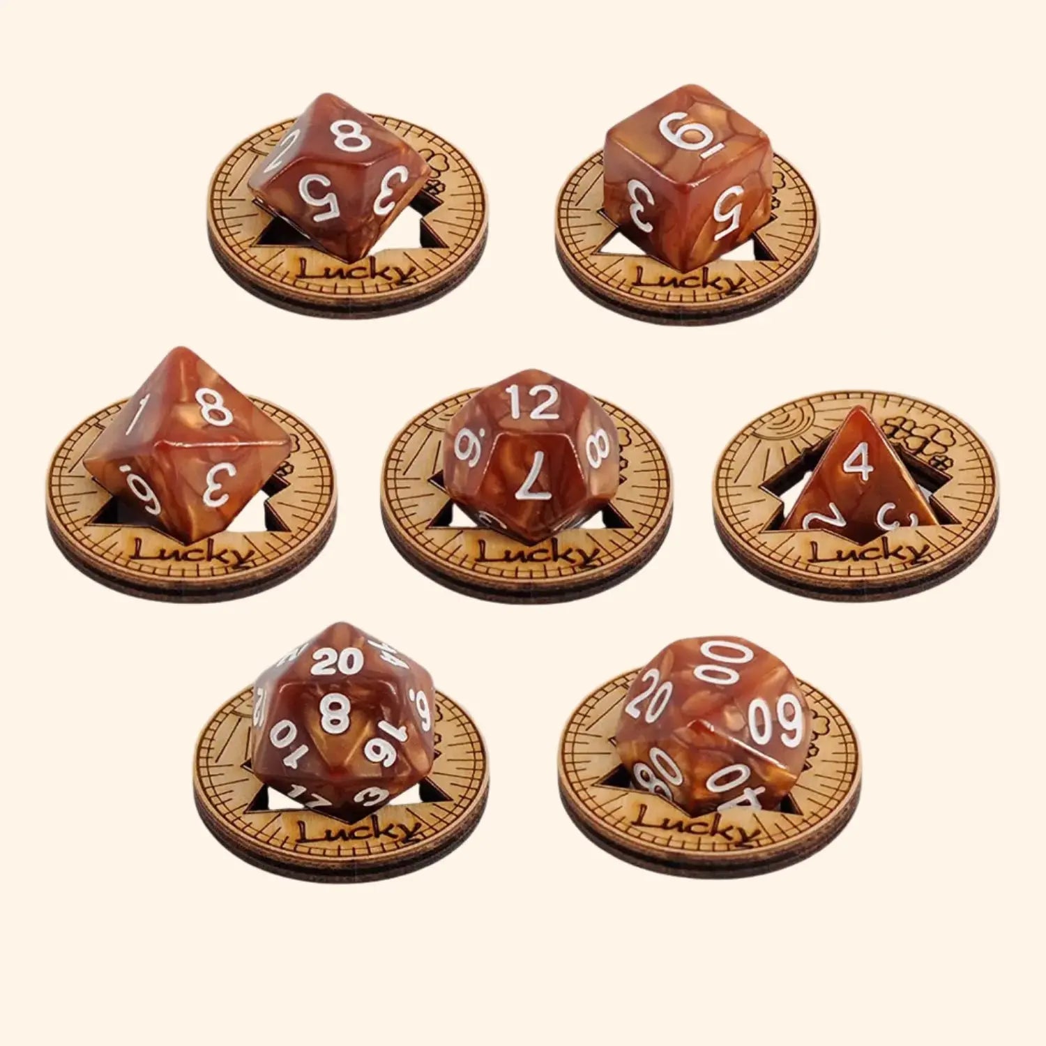 Inspiration Tokens Laser Cut Wood (Set of 9) - Out of Play