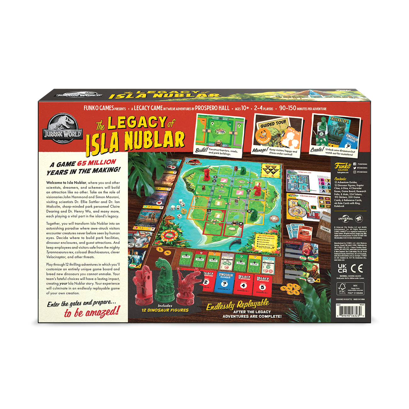 Jurassic World: Legacy of Isla Nublar Kickstarter Edition