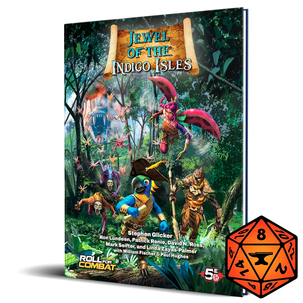 Jewel of the Indigo Isles Hardcover & PDF Roll For Combat