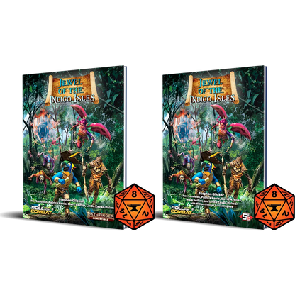Jewel of the Indigo Isles Hardcover & PDF Roll For Combat