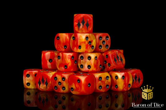 Kings of War: Salamanders - Official Dice Set - Out of Play