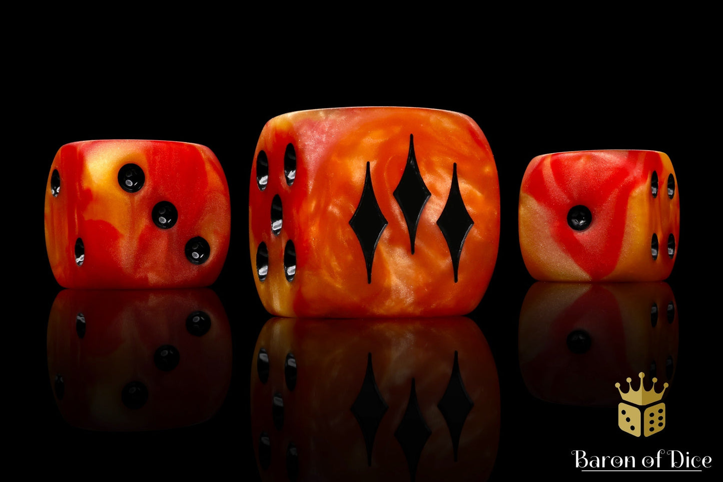 Kings of War: Salamanders - Official Dice Set - Out of Play