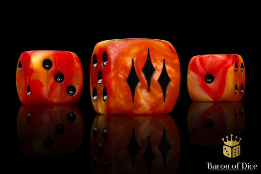 Kings of War: Salamanders - Official Dice Set - Out of Play