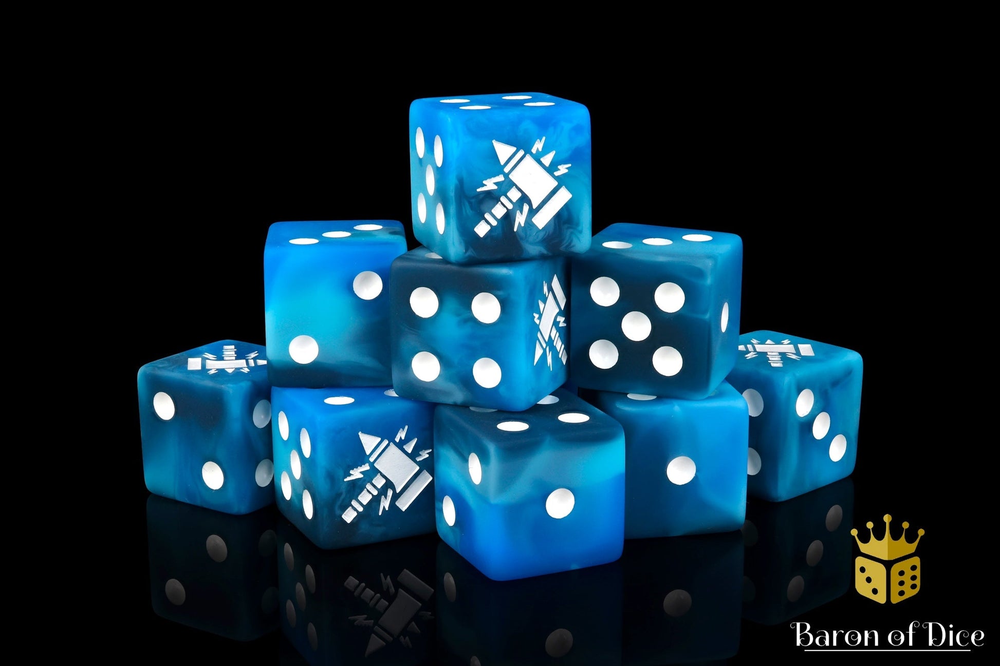 Kings of War: Riftforged Orcs - Official Dice Set - Out of Play