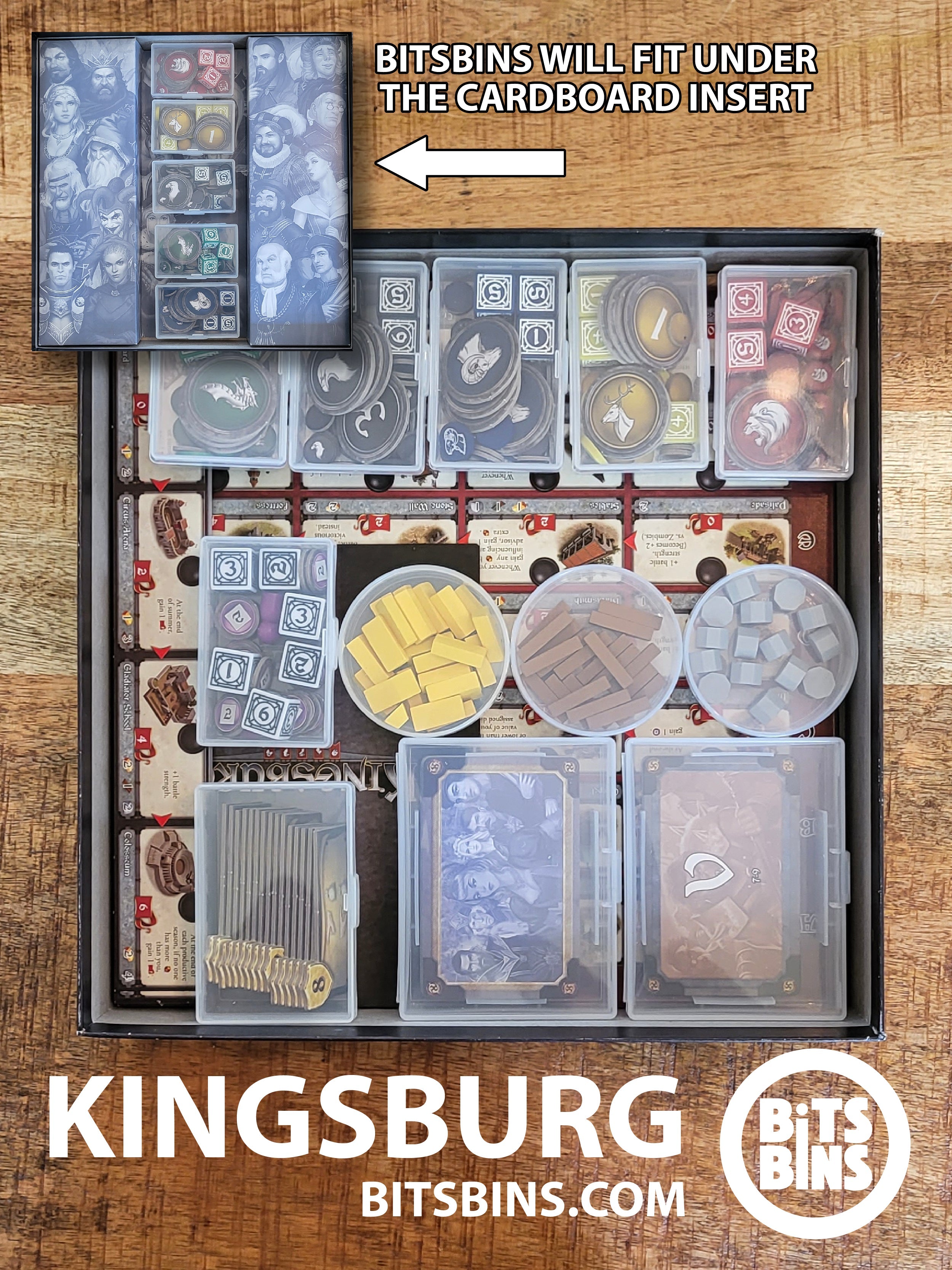 Bitsbins Kingsburg - 3 Pods, 6 Originals, 1 XL, 2 Card Boxes - Out of Play