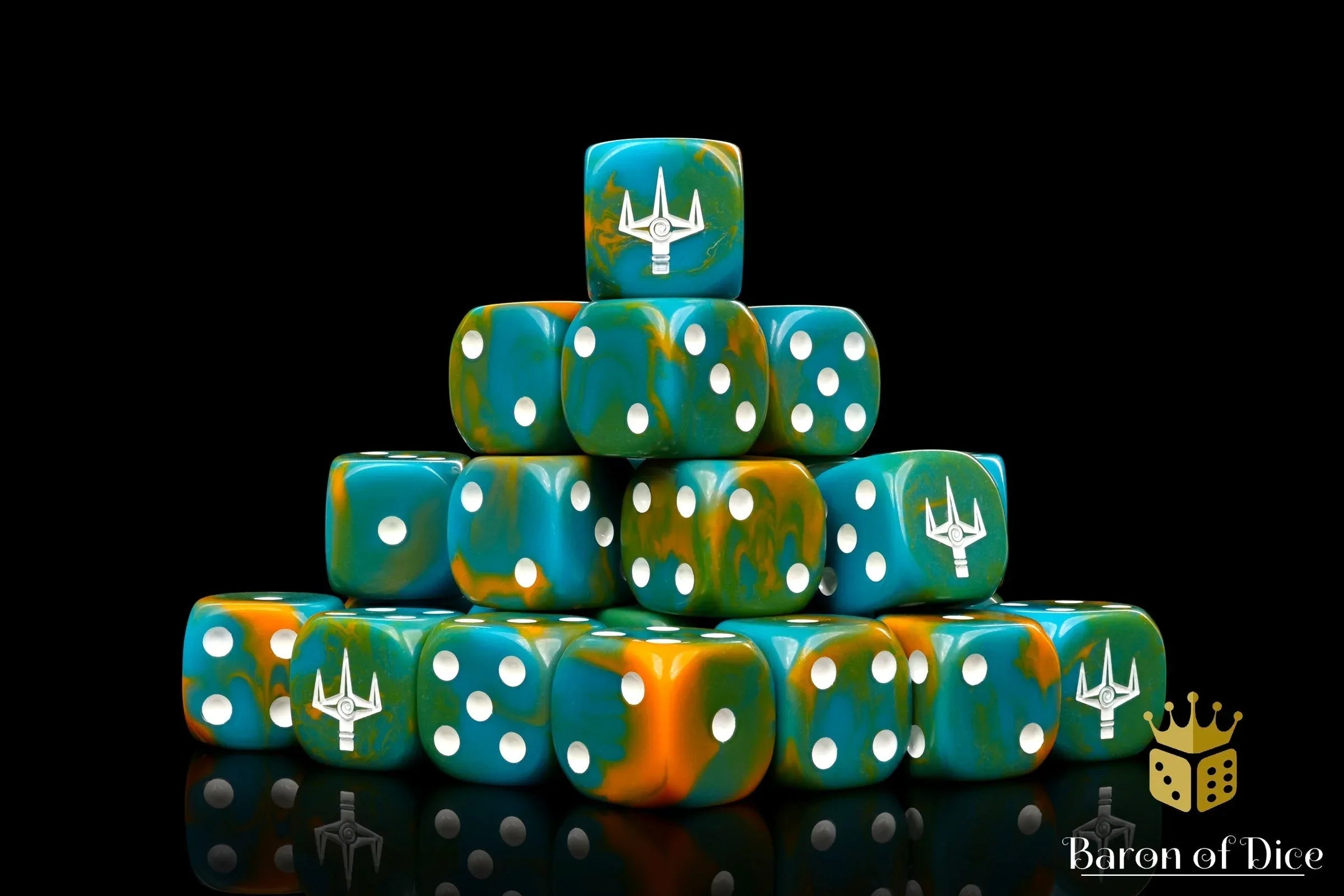 Kings of War: Trident Realm - Official Dice Set - Out of Play