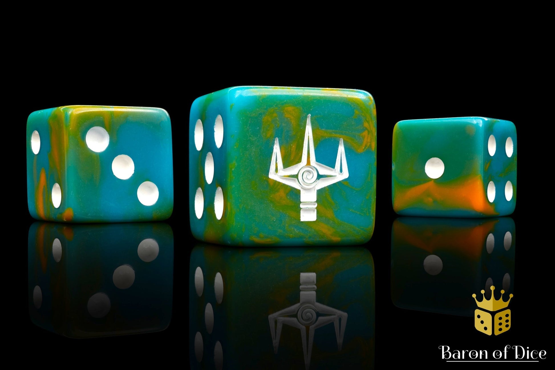 Kings of War: Trident Realm - Official Dice Set - Out of Play