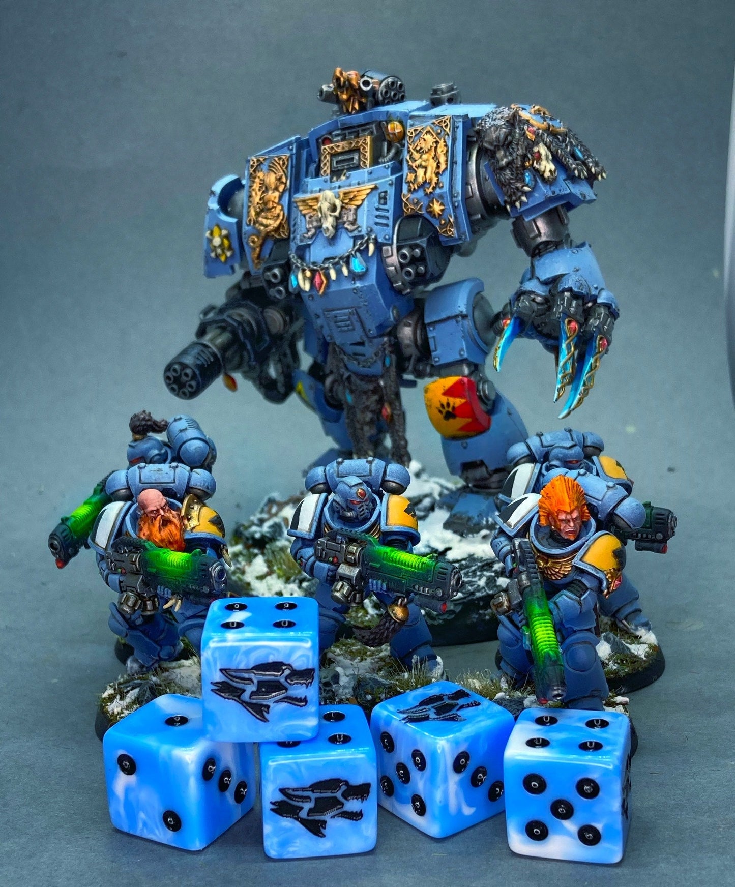 Frost Wolf Dice - Out of Play