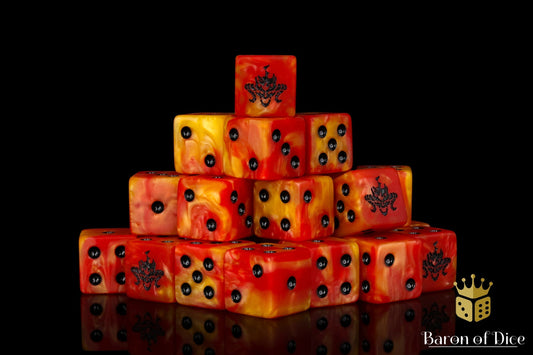Fire Demon Dice - Out of Play