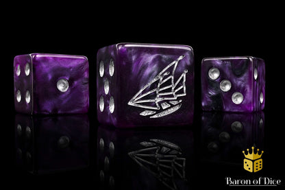 Black Ships Dice - Out of Play