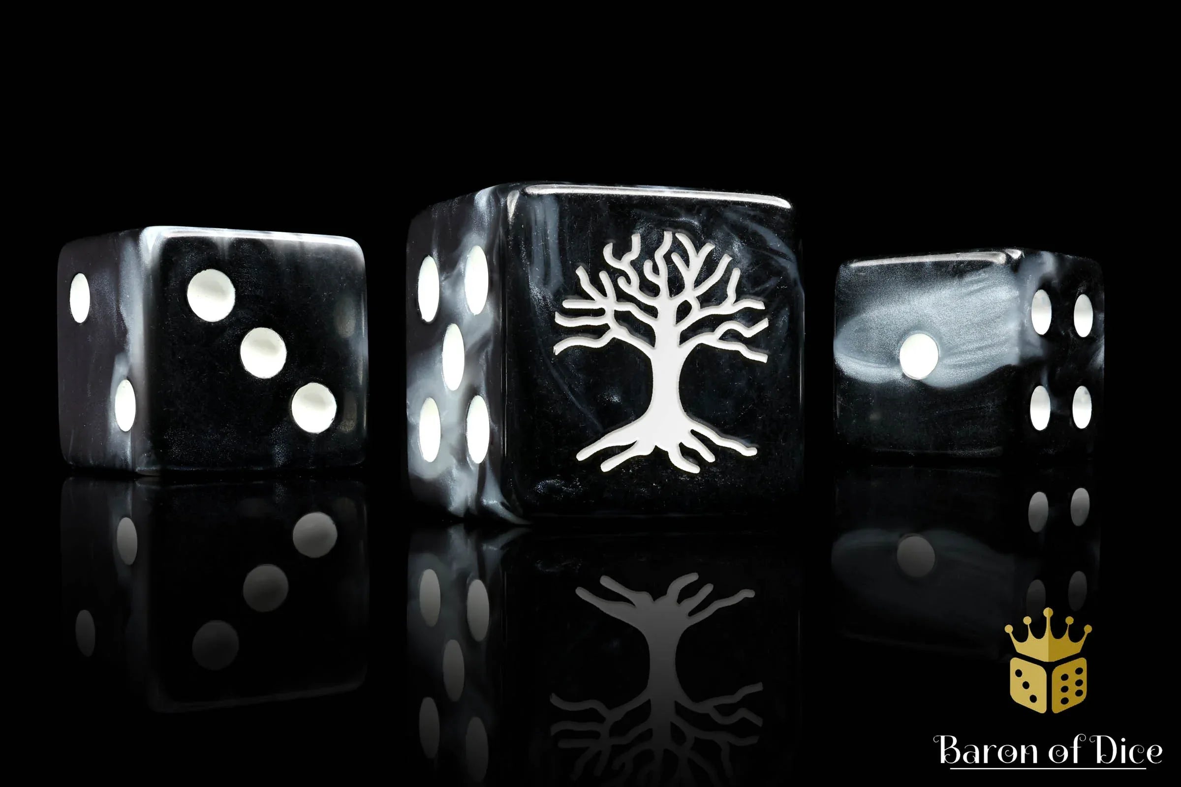 White Tree Dice - Out of Play