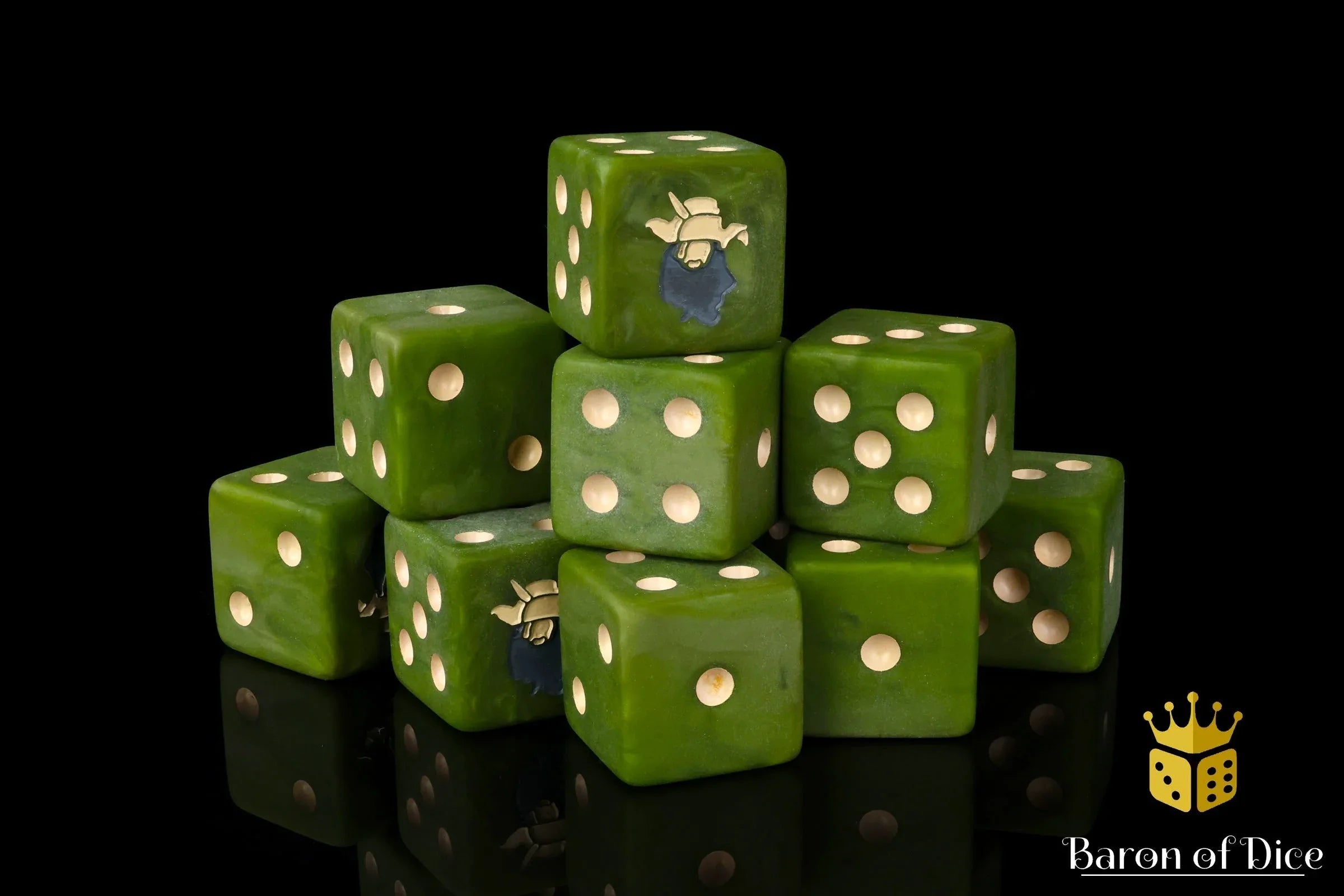 Forest Wizard Dice - Out of Play