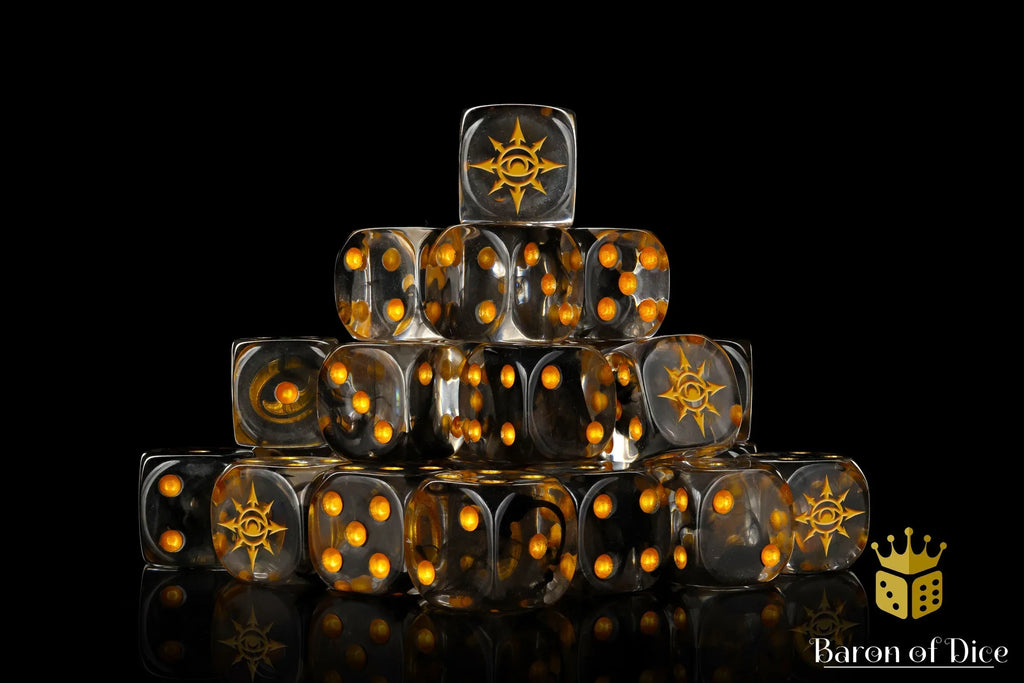 Chaos Demon Dice - Translucent - Out of Play