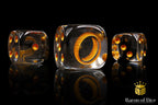 Translucent Gold Ring Dice - Out of Play