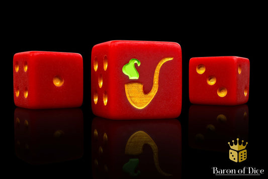 Halfling Pipe Dice - Out of Play