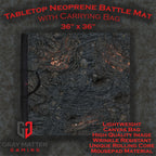 Lava Flows - Neoprene Battle Mat with Bag - Out of Play